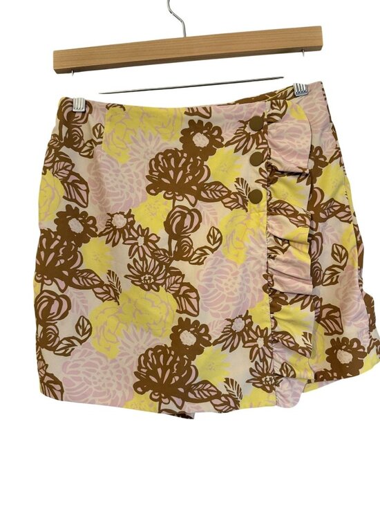 Tory Burch Pants - Tory Burch Sport Floral Mini Golf Athletic Skort Pink Brown Size XS [jb]